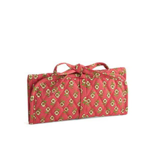 Vera Bradley Jewelry Roll Tiny Poppies