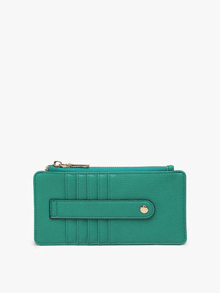 Jen & Co Saige Slim Wallet Kelly Green WL1889