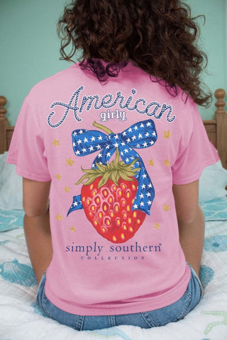 Simply Southern American Girly Petal T-Shirt