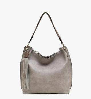 Jen & Co Amber Hobo Bag Grey M1861