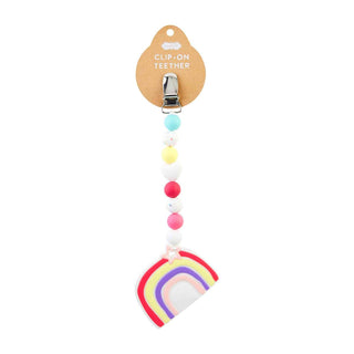 Mudpie Rainbow Clip on Teether
