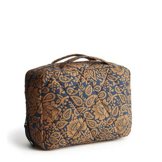 Vera Bradley Hanging Travel Organizer Lotus Montage Roasted Pecan