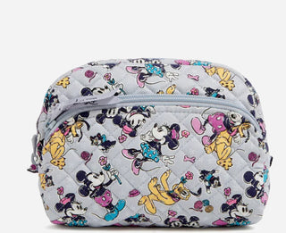 Vera Bradley Medium Cosmetic Mickey Mouse Family Fun