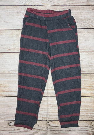 Kid’s Striped Pant Burgandy