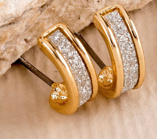 Howard's Ear Sense Flitter Hoop Earrings