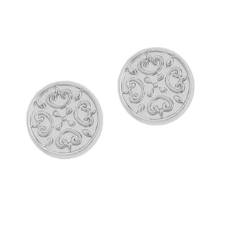 Whispers Silver Fern Stud Earrings WN004281