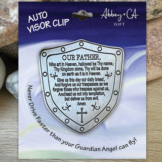 The Lord’s Prayer Visor Clip