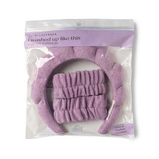 Lemon Lavender Washed Up Dryband Set Purple