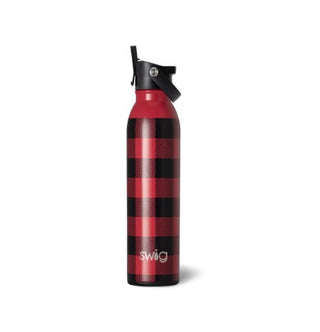 Swig Buffalo Plaid Flip & Sip Water Bottle 20oz.