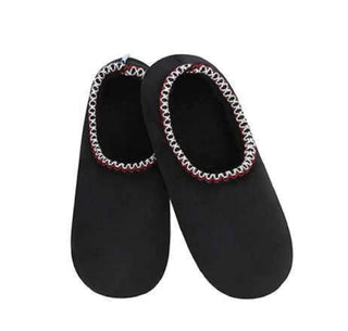 Snoozies Slippets Black