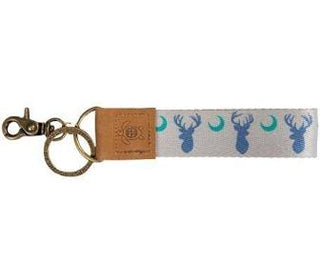 Simply Southern Leather Brass Key Chain