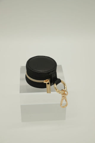 Simply Southern Leather Jewelry Keychain Black
