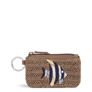 Straw Zip ID Case