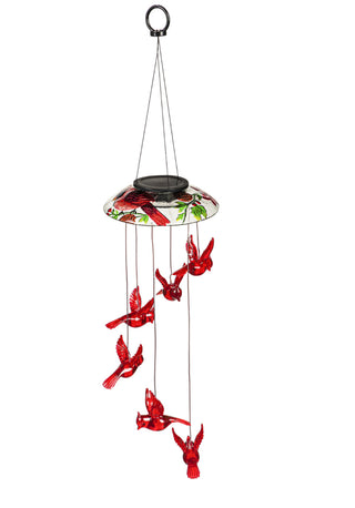 Hand Painted Solar Cardinal Mobile