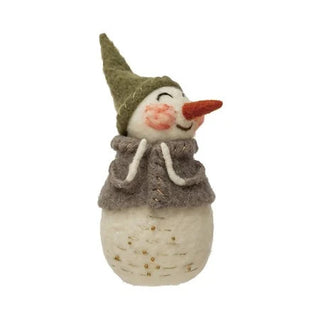 Wool Felt Snowman w/Beads