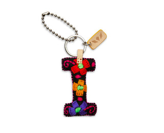 Consuela Felt Charm "I" Black