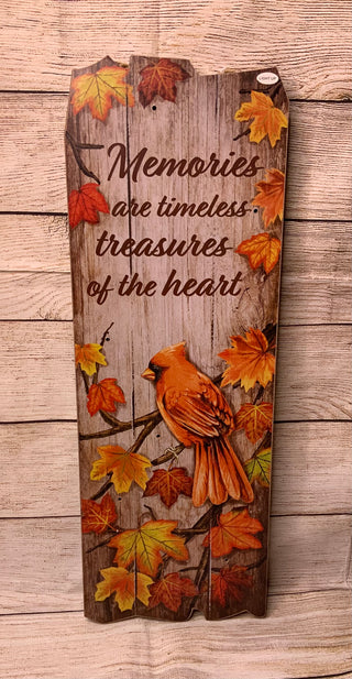 Cardinal Memories Light Up Wall Hanging