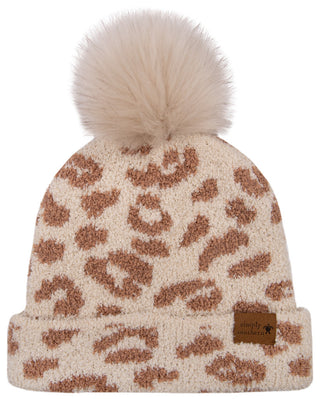 Simply Southern Soft & Fuzzy Beanie Leo Cream