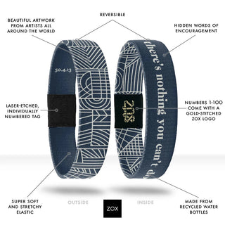 Zox Interactive Bible Verse Bracelet There's Nothing You Can't Do
