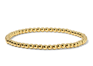 My Fun Colors Fashion Fortunes 4mm Gold Bead Bracelet Small