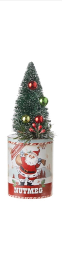 Holiday Spice Container w/Tree