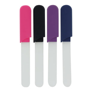 En Route Glass Nail File & Travel Case Purple