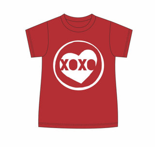 Jane Marie Kids XOXO Red Crewneck T-Shirt