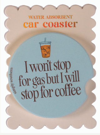 Simply Southern Car Coaster Coffee