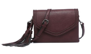 Jen & Co Sloane Crossbody Wine M1802