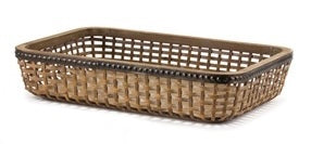 Bamboo Wood Basket Tray