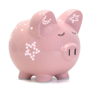 Child to Cherish Pink Night Light Piggy Bank