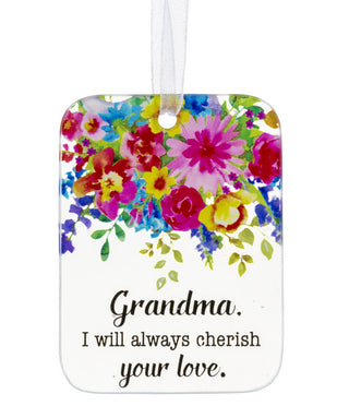 Grandma I Will Always Cherish Ornament