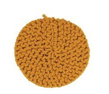 Cotton Crochet Pot Holder, Round