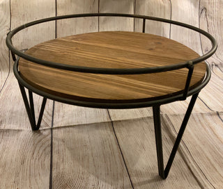 Round Stand w/Metal Legs