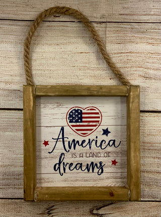 Americana Wood Sign