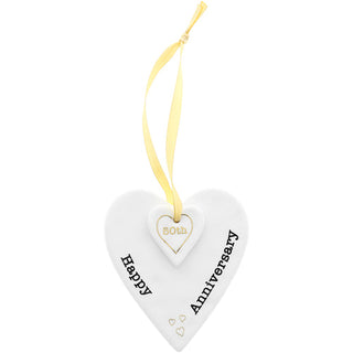 Pavilion 50th Anniversary Heart Ornament