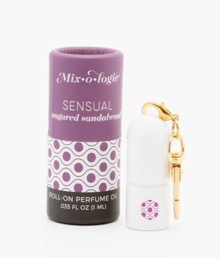 Mix-o-logie Mini Rollerball Perfume Keychain Sensual (Sugared Sandalwood)