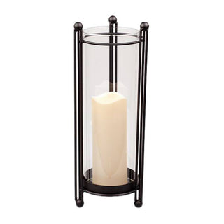 Lantern w/Flameless LED Timer Candle
