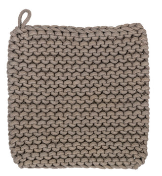 Crochet Pot Holder Dark Gray