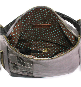 Chala 913 Retro Convertible Purse Gray