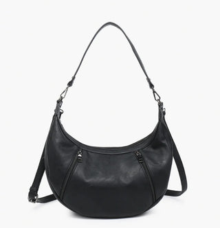 Jen & Co Lee Slouchy Shoulder Bag Black M2509