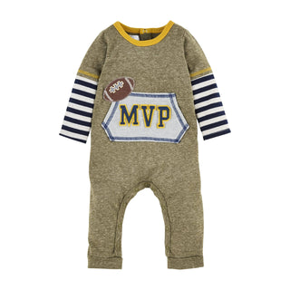 Mudpie MVP Waffle Baby Bodysuit