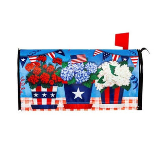 Patriotic Flower Pot Mail Wrap