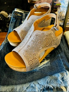 Very G Starry Nights Wedge Grey