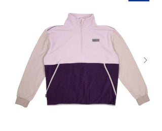 Simply Southern Color Block Pullover Plum