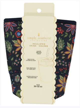 Simply Southern Large Drink Sleeve Spice Flower