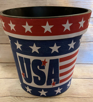 Metal Americana  Bucket/Pot
