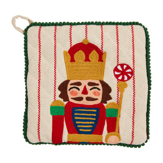 Mudpie Christmas Pot Holder Nutcracker