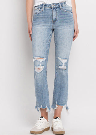 Vervet High Rise Crop Flare Handy LV1003