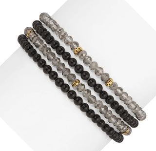 My Fun Colors Spiritual Gemstone Bracelet Black Onyx